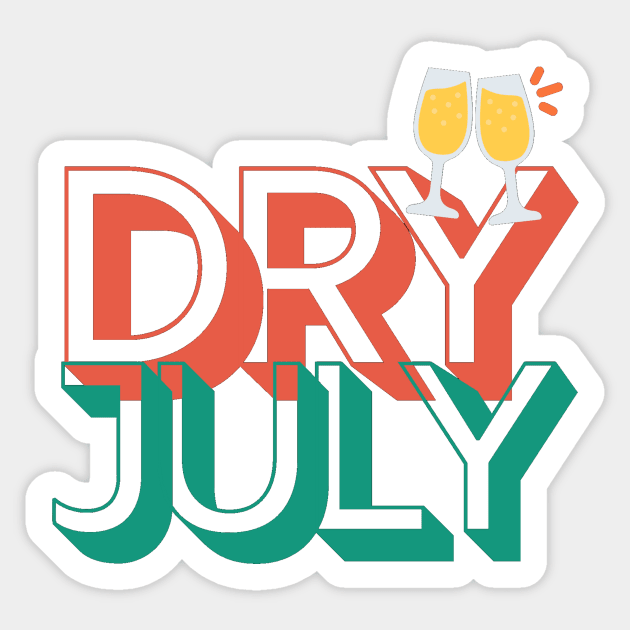 Dry July Sticker by JB's Design Store